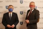 marszałek Witold Kozłowski i prezydent Ludomir Handzel