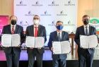 List intencyjny podpisali: Witold Kozłowski – marszałek województwa małopolskiego, Piotr Ryba – burmistrz gminy Krynica - Zdrój, Wiesław Pióro – prezes Zarządu Uzdrowiska „Krynica – Żegiestów” SA oraz dr hab. Piotr Buła - prof. UEK, prorektor UEK