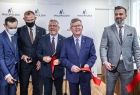 otwarcie WUP-u w Oświęcimiu, kilka osób na zdjęciu w tym marszałek Witold Kozłowski