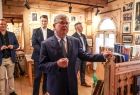 Marszałek wizytuje inwestycje na terenie gminy Poronin. Siedziba Związku Podhalan