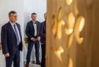 Marszałek wizytuje inwestycje na terenie gminy Poronin. Nowa sala obrad rady Gminy Poronin