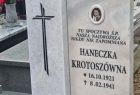 Tablica nagrobkowa na Cmentarzu w Brzeszczach 