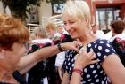 Iwona Gibas podczas dożynek w Zatorze