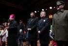 Arka Noego i występujący: abp Jędraszewski, wojewoda Kmita i marszałek Witold Kozłowski.