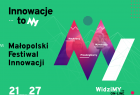 baner promujący Małopolski Festiwal Innowacji