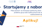 Startujemy z naborem! Masz pomysł na innowację społeczną, która rozwiązuje problemy osób wykluczonych lub zagrożonych wykluczeniem społecznym? Aplikuj!