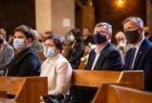 Marszałek Witold Kozłowski i minister Ćwik podczas koncertu.