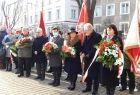 Jadwiga Wójtowicz z uczestnikami uroczystości w Gorlicach