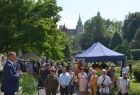 Piknik wojskowy w Muzeum Archeologicznym w Krakowie. Uroczyste otwarcie pikniku.