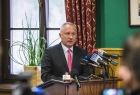 Sygnatariusze listu podczas konferencji prasowej