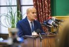 Sygnatariusze listu podczas konferencji prasowej