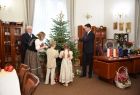wicemarszałkowie Małopolski z kolędnikami