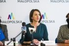 Marta Malec-Lech z Zarządu Województwa Małopolskiego w trakcie konferencji prasowej