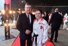 marszałek z mistrzynią karate