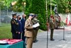 uroczystości z żołnierzami z okazji Święta Wojska Polskiego w Centrum Operacji Lądowych.