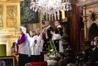 Msza św. Arcybiskup m. Jędraszewski wśród księży.