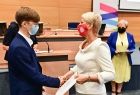 Laureat nagrody i Iwona Gibas