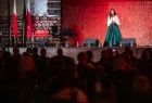 Kopalnia Soli w Wieliczce, koncert patriotyczny z okazji odzyskania przez Polskę niepodległości. Artystka śpiewa pieśni patriotyczne .