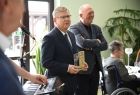Marszałek Województwa Małopolskiego Witold Kozłowski. Nowy Sącz wizyta w Marszałka Witolda Kozłowskiego w Sądeckim Hospicjum.