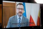 Wystąpienie wicemarszałka województwa małopolskiego Tomasza Urynowicza. - Zmierzymy te małopolskie pomysły z realiami światowego biznesu – mówi wicemarszałek Tomasz Urynowicz