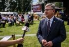Marszałek udziela wywiadu 