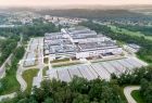 Szpital Uniwersytecki w Krakowie. Widok z lotu ptaka