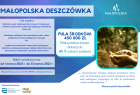 Plakat programu Małopolska Deszczówka.