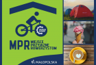 Zdjęcie przedstawia logo Miejsca Przyjaznego Rowerzystom