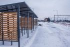 Nowa infrastruktura w Wadowicach, widok na wiaty.