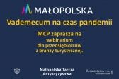 Przejdź do: Ratujmy małopolską turystykę! Webinarium dla przedsiębiorców