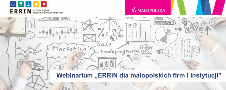 Zaproszenie na webinarium „ERRIN dla małopolskich firm i instytucji” - banner