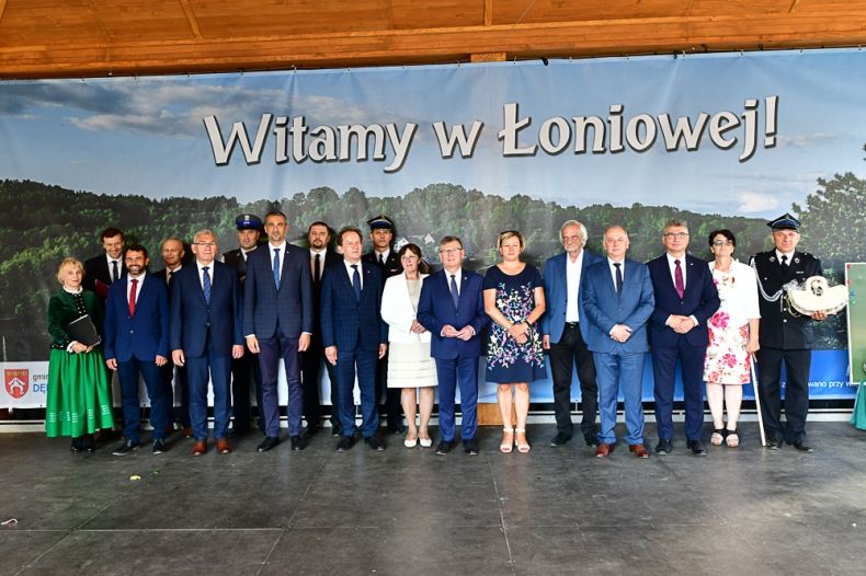 Marszałek Witold Kozłowski podczas jubileuszu w Łoniowej