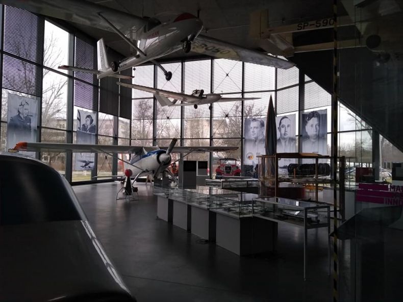 Na zdjęciu wnętrze Muzeum Lotnictwa Polskiego w Krakowie.