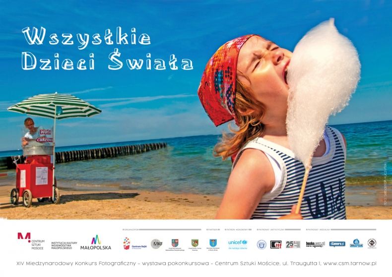 Plakat promujący wystawę Wszystkie dzieci świata