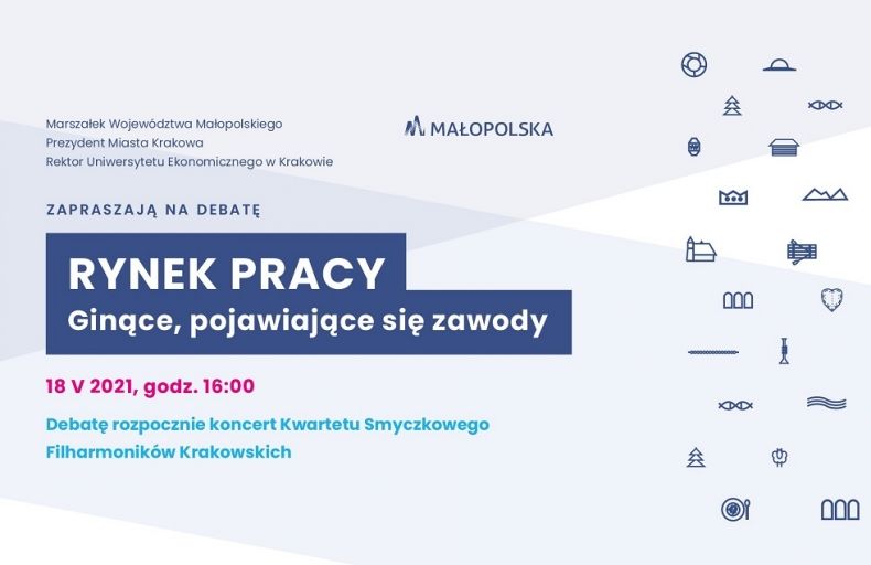 Grafika promująca debatę