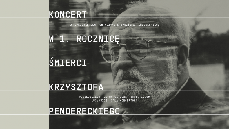 Koncert w 1. rocznicę śmierci Krzysztofa Pendereckiego