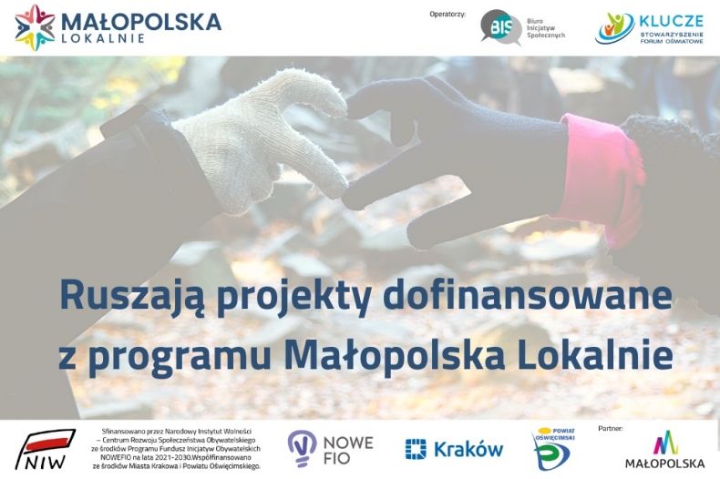 Ruszyły projekty dofinansowane z programu "Małopolska Lokalnie".