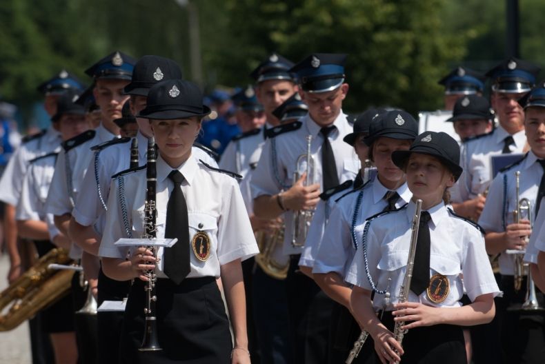 Przemarsz orkiestry dętej