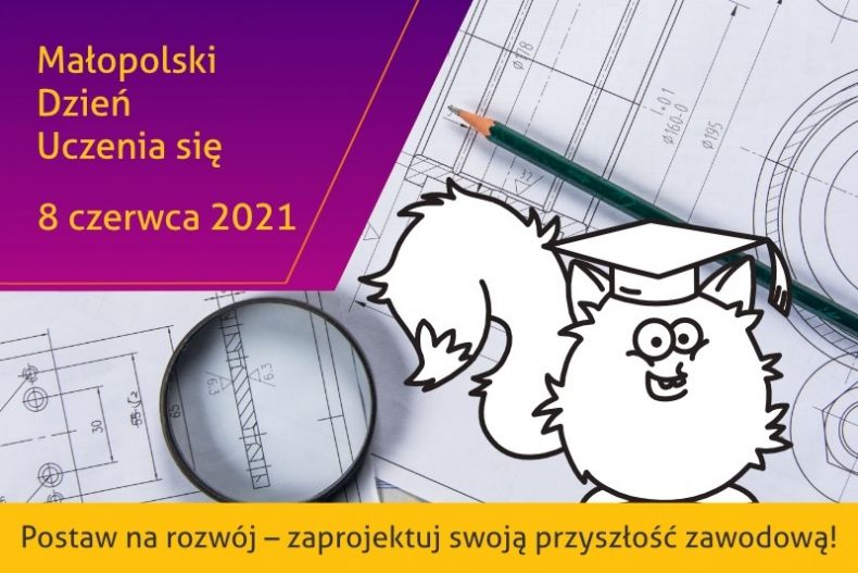 Plakat zapraszający na wydarzenie: Małopolski Dzień Uczenia się