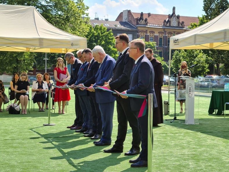 Marszałek Witold Kozłowski podczas uroczystości.