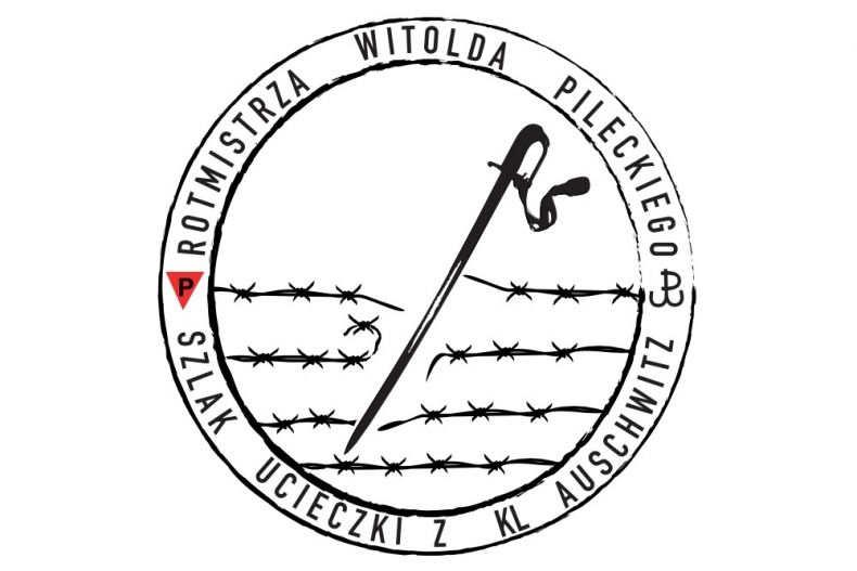 Propozycja logo Szlaku Ucieczki Rotmistrza Witolda Pileckiego z Auschwitz