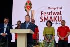 Marszałek Witold Kozłowski przemawiający podczas Festiwalu Smaku 