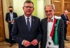 Marszałek Witold Kozłowski i prof. Alberto L. Sangiovanni-Vincentelli