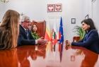 Rozmowa wicemarszałka i pani ambasador