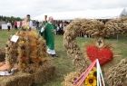 różnego rodzaju dekoracje m.in ze zboża oraz serce uroczystości