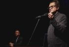 Andrzej Dziuk dyrektor Teatru Witkacy podczas przemówienia podczas podpisania umowy w Zakopanem