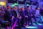 Sekretarz Andrzej Gut-Mostowy, Cezary Kulesz, prezes Polskiego Związku Piłki Nożnej, marszałek Witold Kozłowski i minister Kamil Bortniczuk