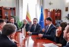 Wicemarszałek ze Starostą na spotkaniu