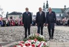Delegacja samorządu województwa Małopolskiego składa hołd polskim oficerom i żołnierzom zamordowanym w Lesie Katyńskim