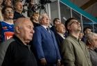 wicemarszałek w trakcie hymnu Polski